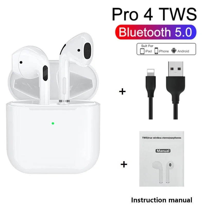 Wireless Earphones Bluetooth 5.0 In-Ear Stereo Earbuds with Charging Case Waterproof Sports Handsfree Headset