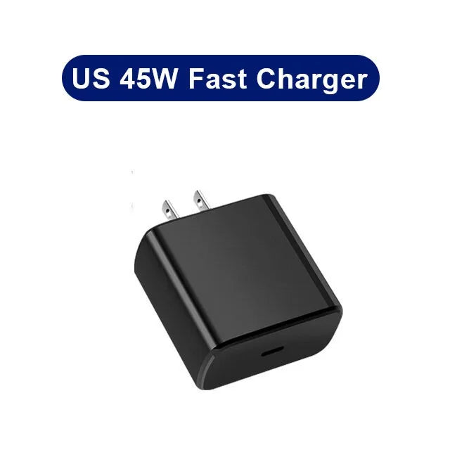 45W Fast Charging For Samsung USB C Charger PD Quick Charge 3.0 Wall Charge For Galaxy Plus USB Type C Cable Mobile Phone Charge