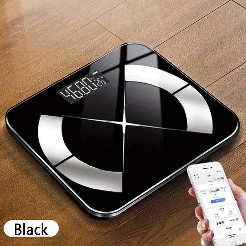 1pc intelligent body fat scale, high-precision wireless electronic weight scale, high-definition display, health data analysis