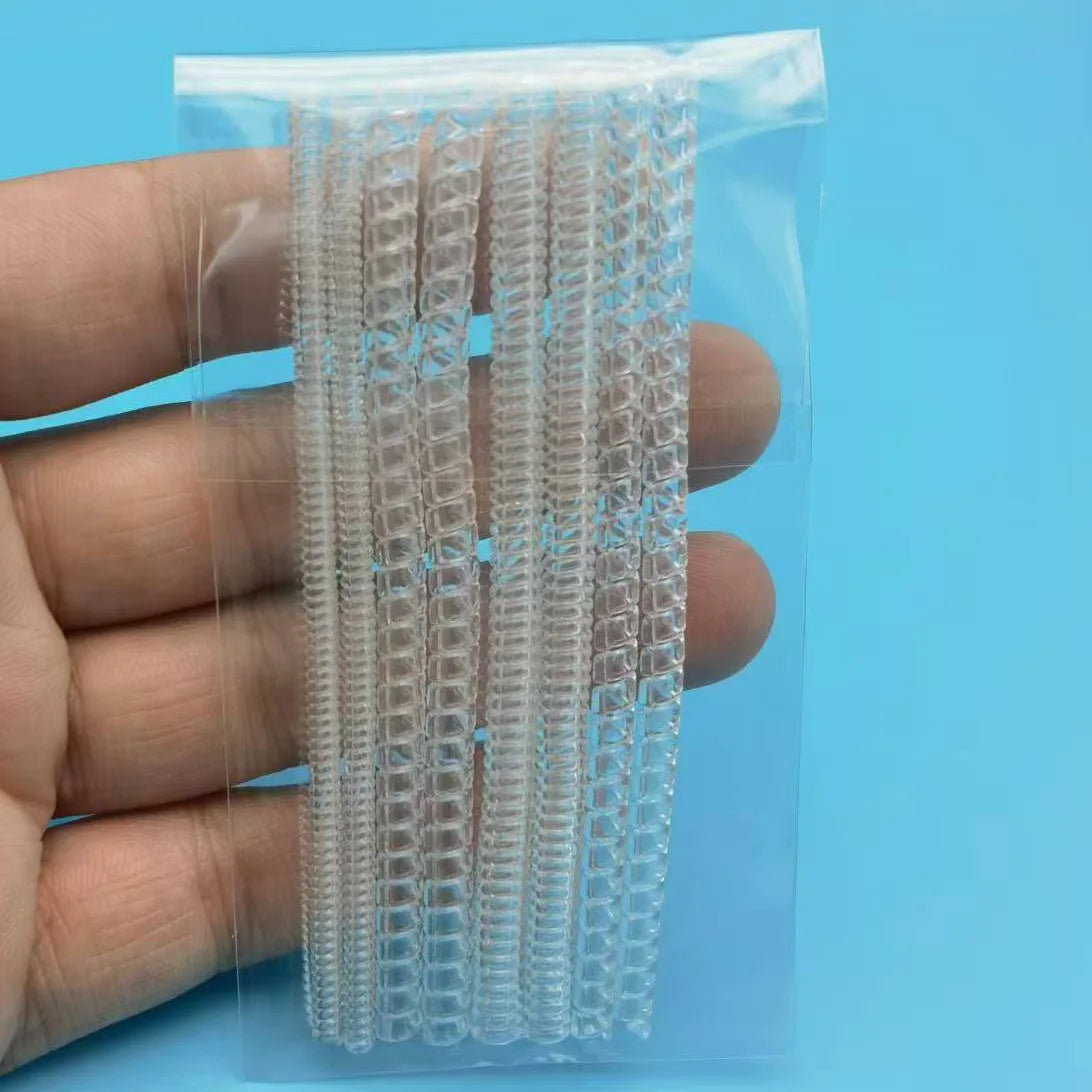 8Pcs/Set Ring Size Adjuster Accessories Adjustable Invisible Rubber Pad Ring Size Adjuster for Loose Rings