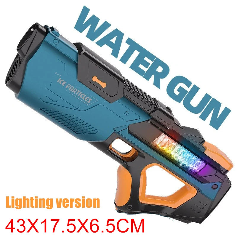 Full Electric Automatic Water Storage Gun Toys Portable Children Summer Beach Outdoor Fight Fantasy Toys for Boys Kids Game