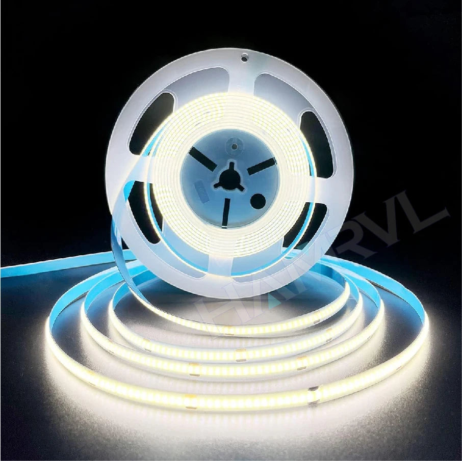320LEDS/M DC12V COB LED Strip Lights 2M 3M 5M High Density FOB Flexible Diode Tape Light Linear Dimmable 12 Volt Home Decoration