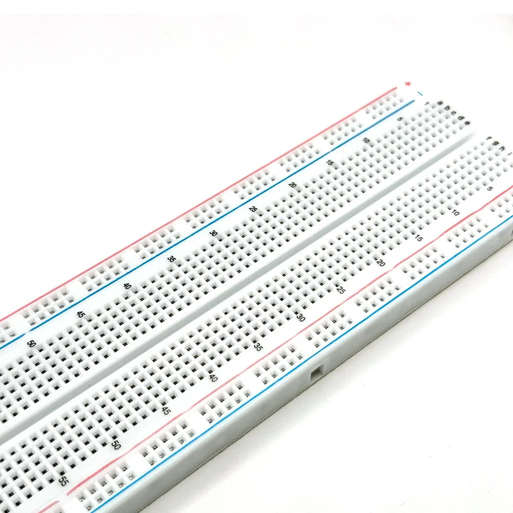 MB102 Solderless Breadboard 830 Plug Holes Versatile Prototyping Circuit Testing Boards for DIY MB-102