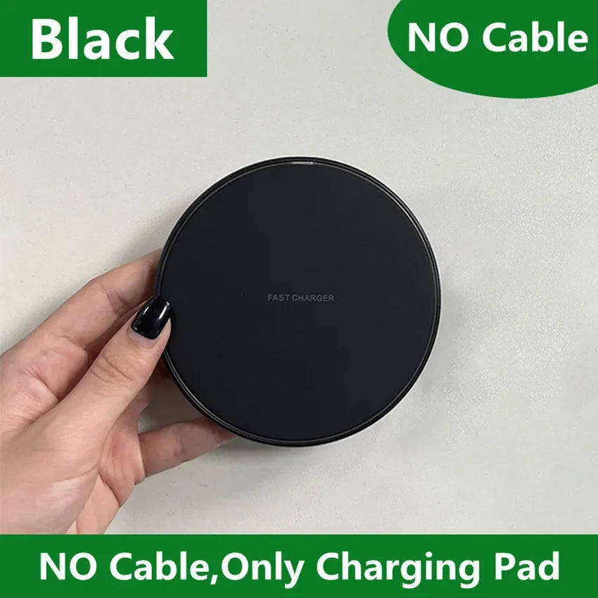 2 in 1 Phone Wireless Charging Dock Station Fast Wireless Charger Pad For iPhone 12-16 X Pro XS Max Samsung Xiaomi Huawei