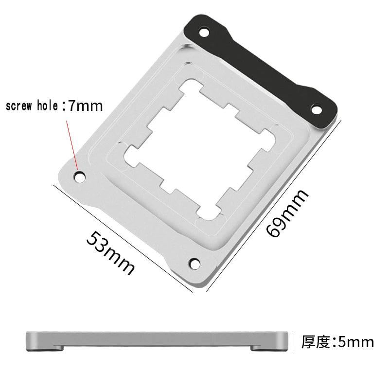 Universal Aluminum ASF AM5 CPU Bending Corrector Frame Fixing Buckle AMD Anti bending Bracket For 7950X 7800X 7700X 7600X 7500F