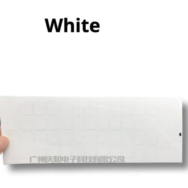 Russian Laptop Desktop Keyboard Sticker PVC Removable Glossy Matte Transparent Keypad Decals Wear-Resistant