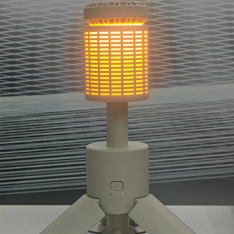 Folding Camping Light Portable Telescopic Lanterns Built-in 10000mAh Outdoor Waterproof Magnetic Lamp With Triangle Stand Base