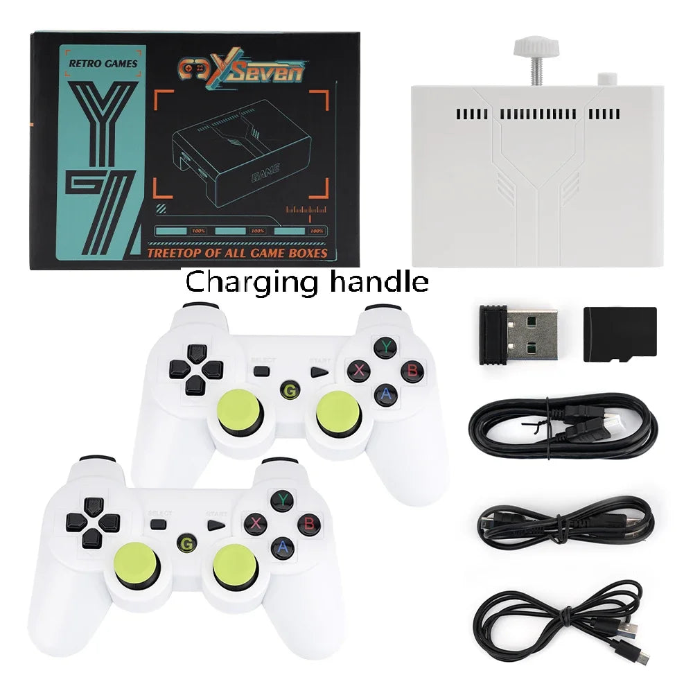 Y7 Game console 128G 256G Linux System 4K Video Game Console LPDDR4 2GB TV Box Wireless Controller Retro Game