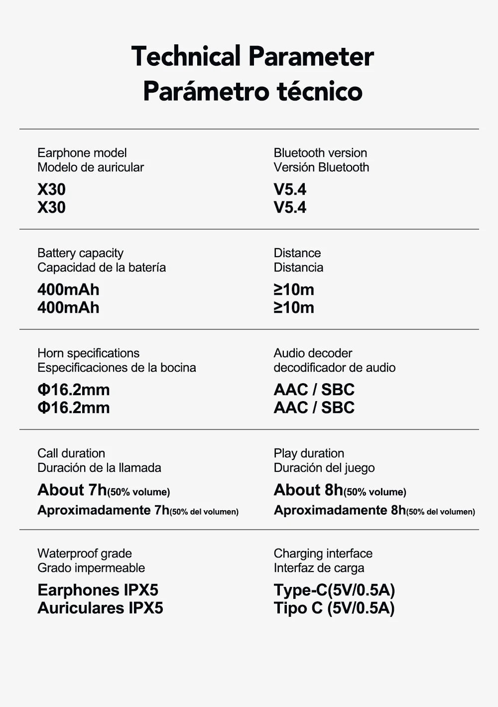 MINISO X30 Wireless Headphones Bluetooth Translation Earbuds Chat Headset Office Travel,real-time Translate Equalizer APP