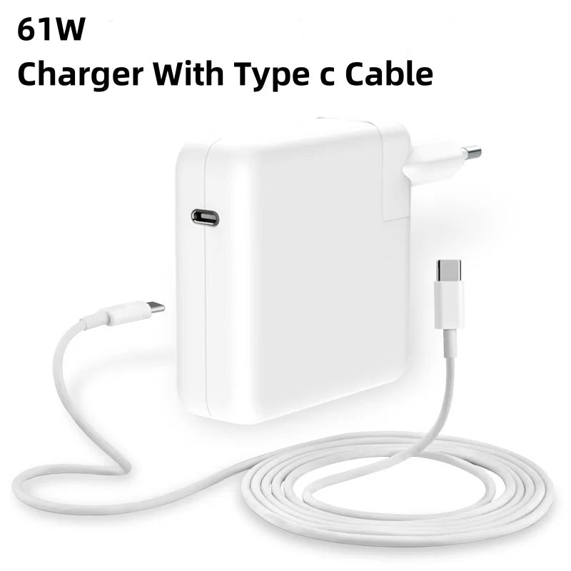 96W MacBook Charger Laptop USB-C Power Adapter For Macbook Pro M1 M2 MacBook Air A2337 A1706 Power Supply Adapter Fast Charger