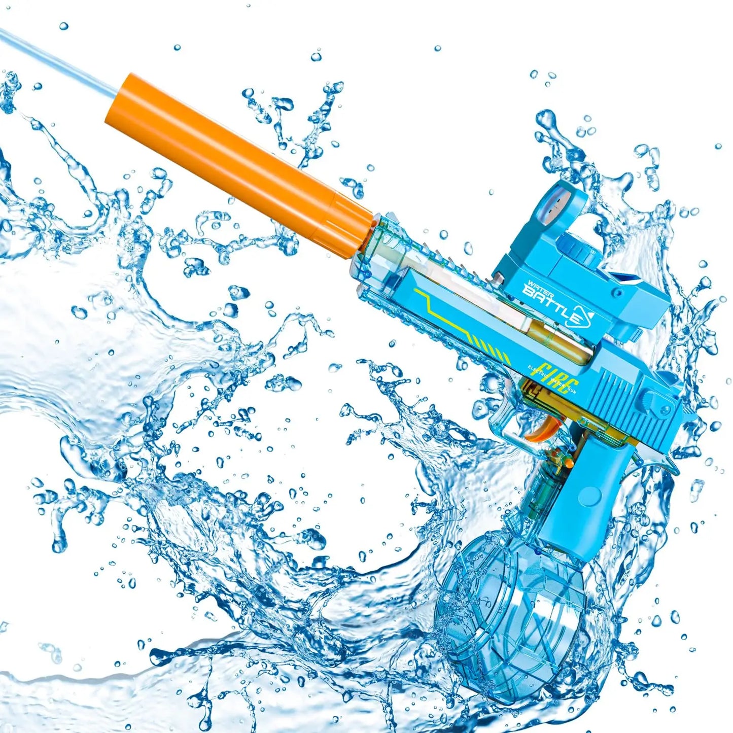 Electric Water Gun - Automatic Manual Dual Modes  Rechargeable Water Gun with Large Capacity, for Summer Outdoor Pool Fun