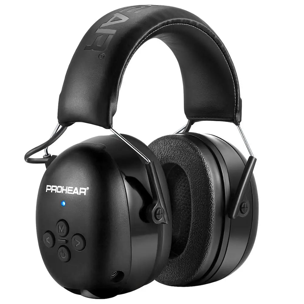 ZOHAN Electronic Headphone 5.0 Bluetooth Earmuffs Hearing Protection Headphones for Music Safety Noise Reduction Charging