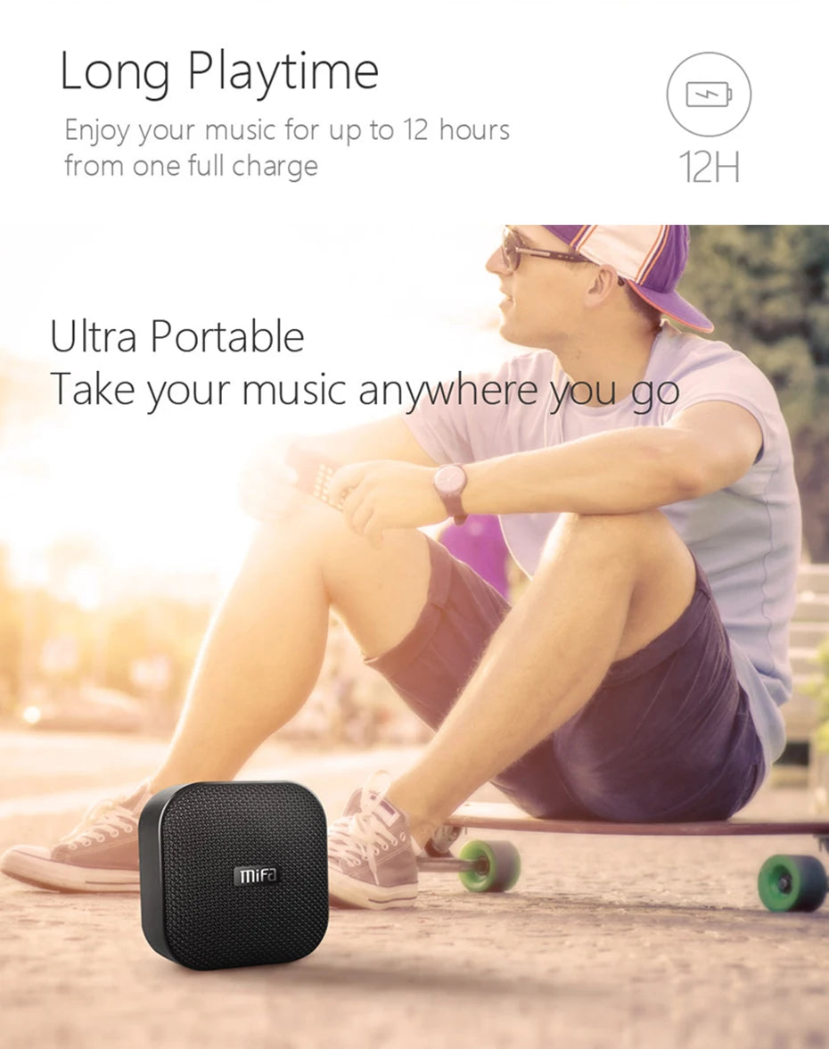 Mifa A1 Wireless Bluetooth Speaker Waterproof Mini Portable Stereo music Outdoor Handfree Speaker For iPhone For Samsung Phones