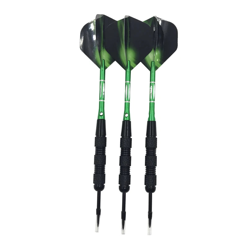New Darts High-quality 3Pcs/set Steel Pointed Darts Professional 20g Indoor Sports Entertainment Dart Green Shafts Flight