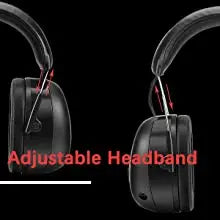 ZOHAN Electronic Headphone 5.0 Bluetooth Earmuffs Hearing Protection Headphones for Music Safety Noise Reduction Charging