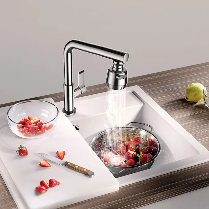 2/3Mode Faucet Extender 360Degree Rotatable Faucet Nozzle Adapter Home Water Saving Bubbler Kitchen Bathroom Faucet  Accessories