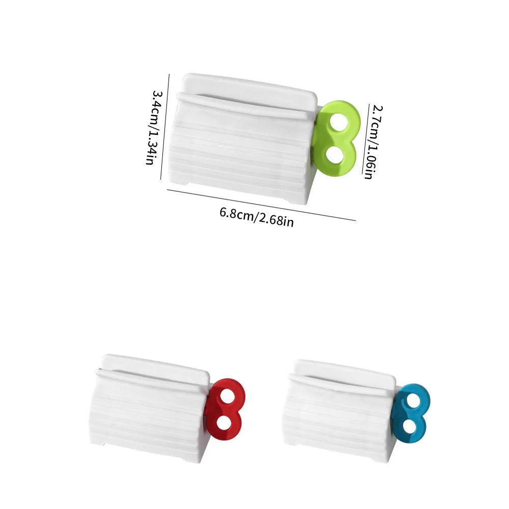 JJYY Home Plastic Toothpaste Tube Squeezer Easy Dispenser Rolling Holder Bathroom Supply Tooth Cleaning Accessories