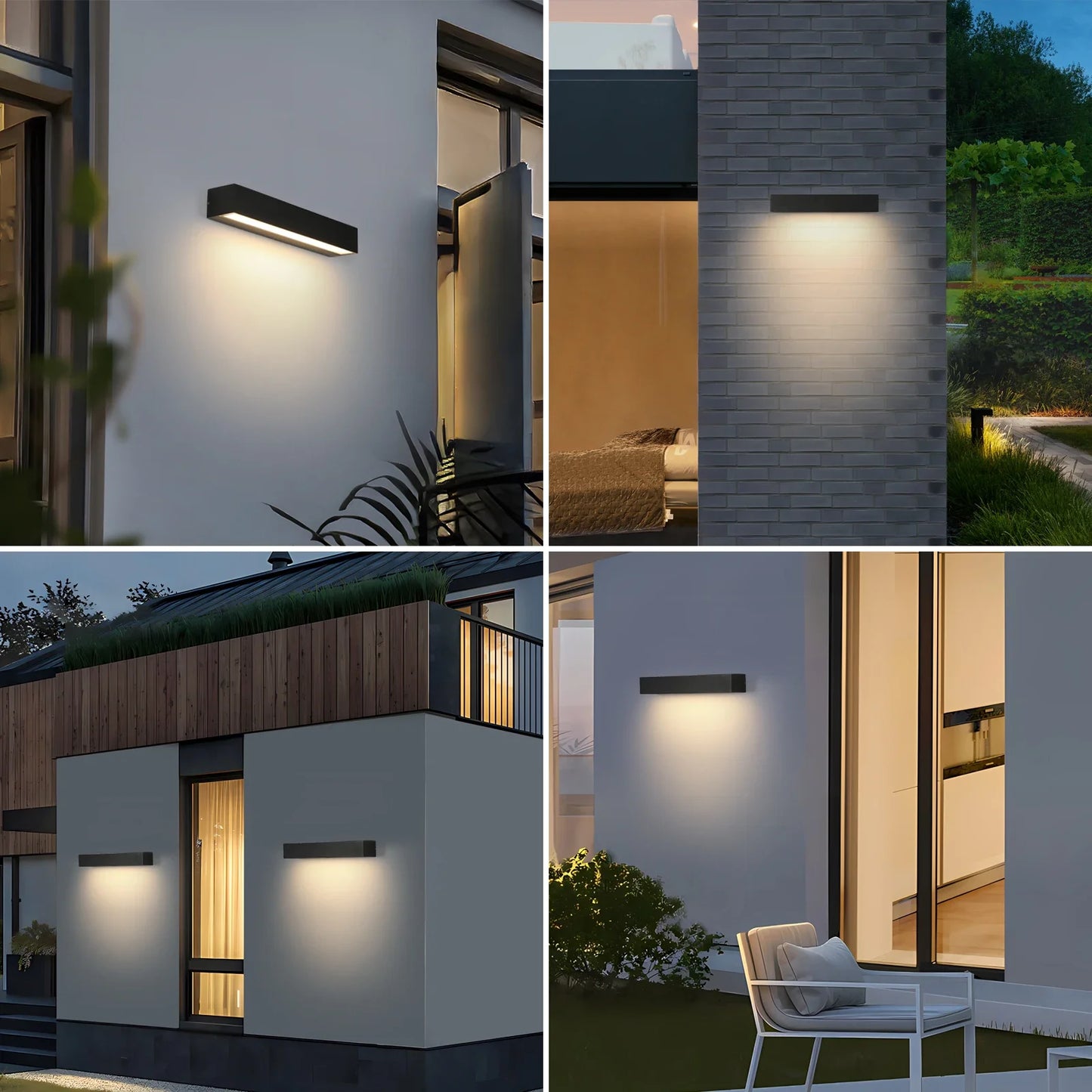 Wall lamp Outdoor Waterproof Door Head led Wall Wash Hanging Long Strip Courtyard Balcony Signboard Terrace Villa Wall LIGHTS