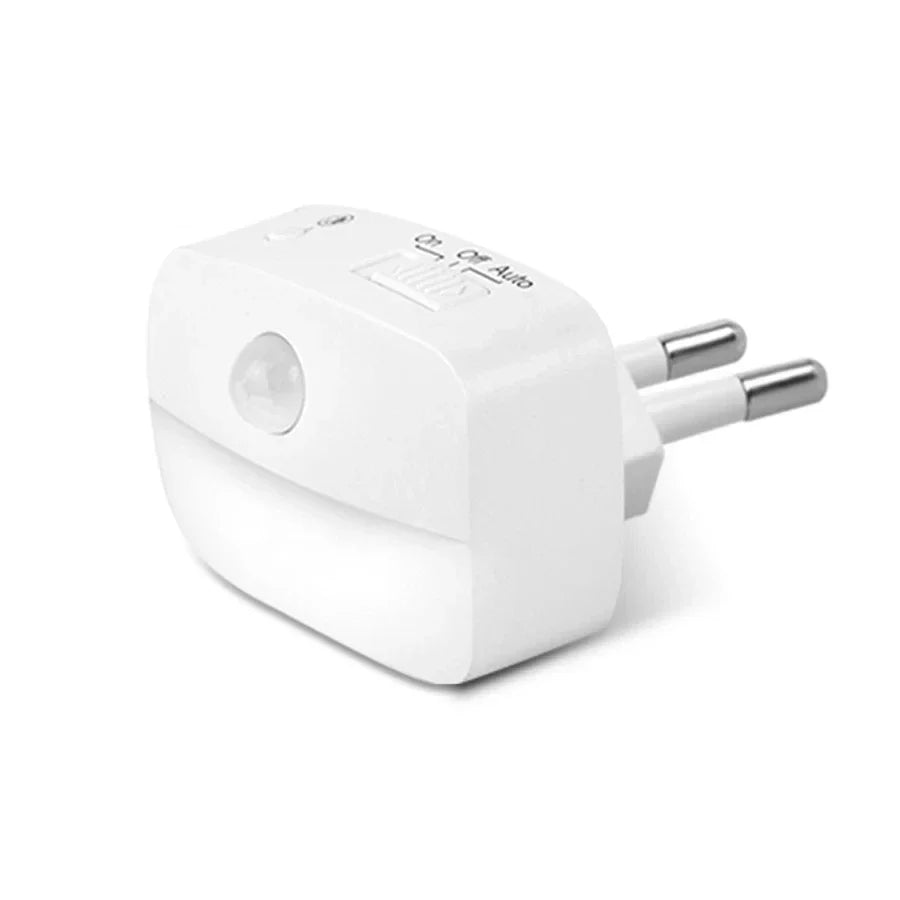 EU/US Plug LED Night Light Mini PIR Motion Sensor Lamp 3 Modes Bedside Light For Bedroom Hallway Stairs WC Bedside Night Lamp