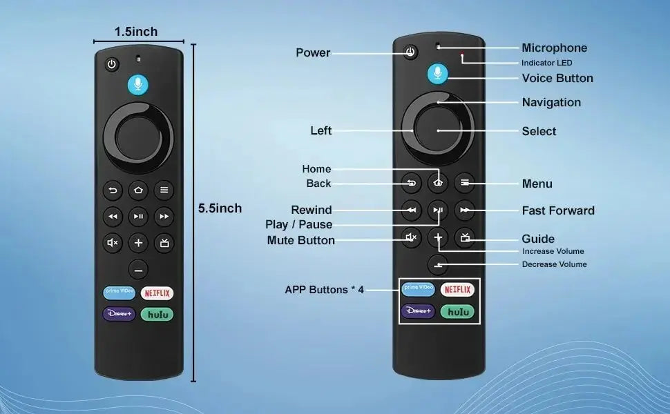 L5B83G P4C6EN For Fire TV Remote Control Television Stick Lite BT Voice Remote ControlAmazon Third Generation