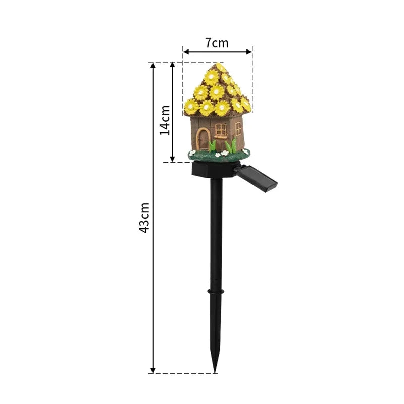 Solar Powered Owl Animal Lawn Lamp Solar Led Light Outdoor Garden Decoration Lamp Waterproof Solar Lights