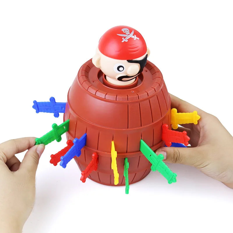 Children's Party Fun Prank Toy Pirate Bucket Toy, Lucky, Jump, Sword, Explosion, Interactive Family Fun Games