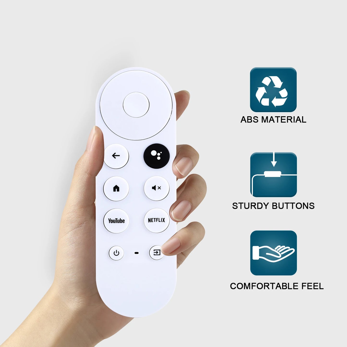 Replacement for Google-Chromecast-Remote, for Chromecast with Google Tv Remote & Google Tv Streamer
