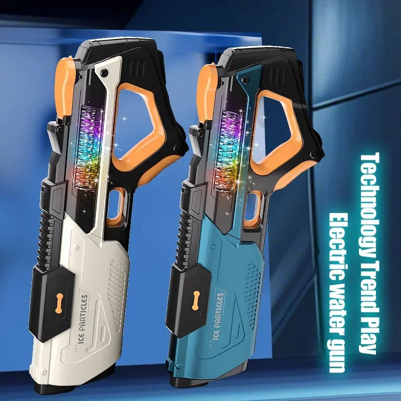 Full Electric Automatic Water Storage Gun Toys Portable Children Summer Beach Outdoor Fight Fantasy Toys for Boys Kids Game