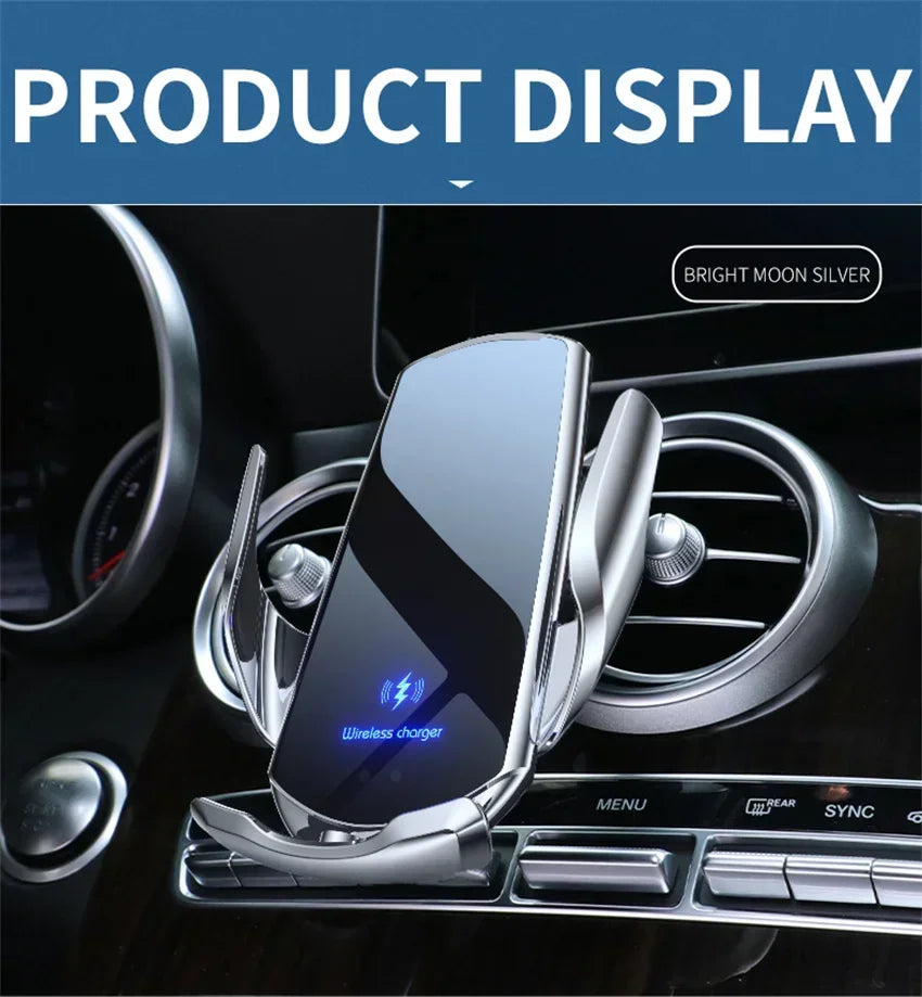 30W Wireless Car Charger Magnetic Car Phone Holder For iPhone 16-12 Pro Max Xiaomi Samsung Fast Charging Wireless Chargers