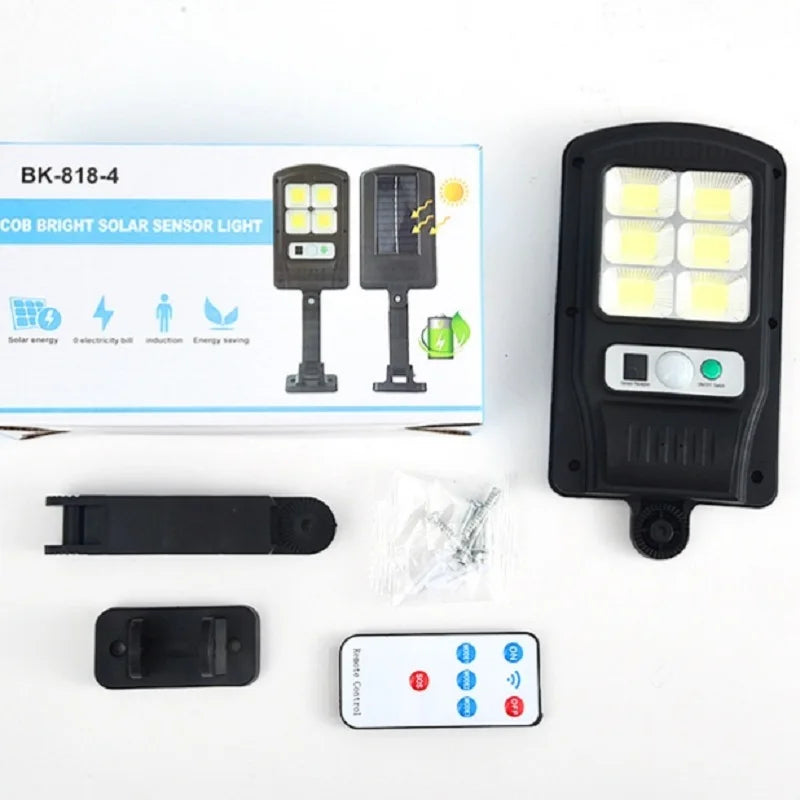 12000 LM High Power LED Solar Lights Outdoor Sunlight Motion Sensor Solar Powered Lamp Waterproof Patio Garden Street Wall Light