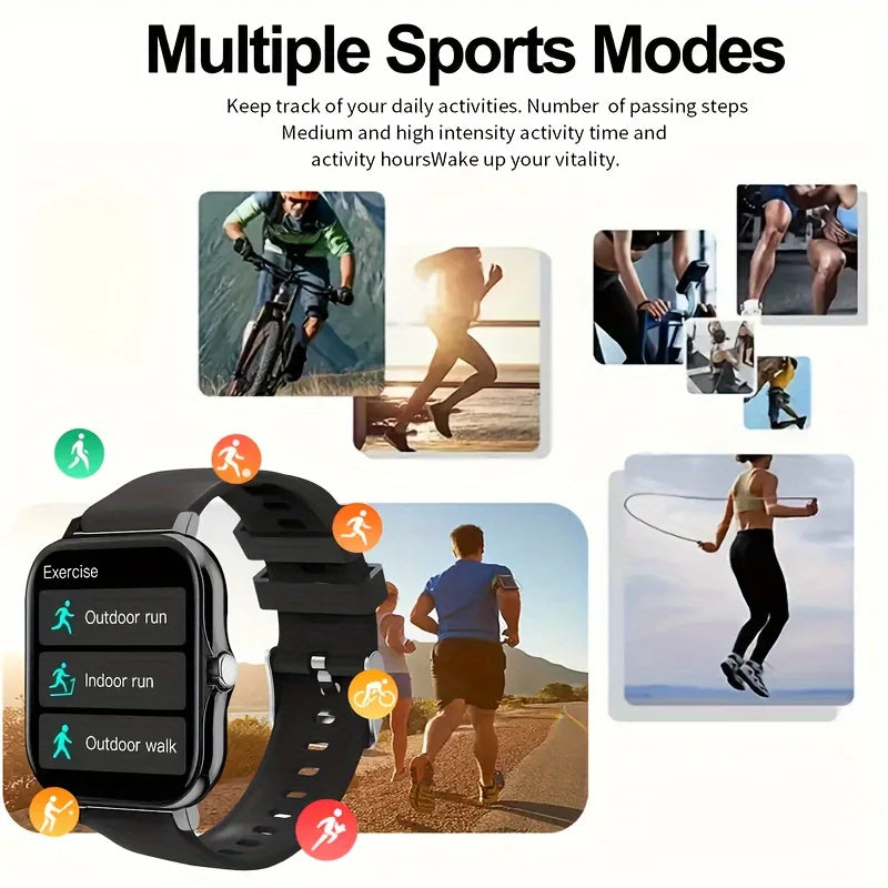 LAXASFIT Smartwatch For Men Women Bluetooth Calling Bracelet Sport Fitness Smart Watch Gifts Digital Smartwatch Women Wristwatch