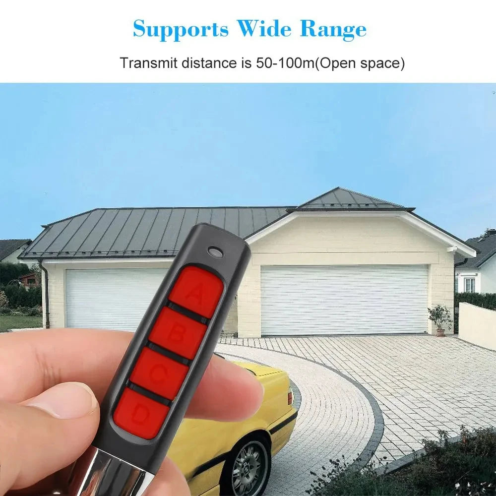 433MHz Cloning Remote Control RF Clone Copy Remote Control Garage Gate Door Opener Remote Key Duplicator for Home Safety