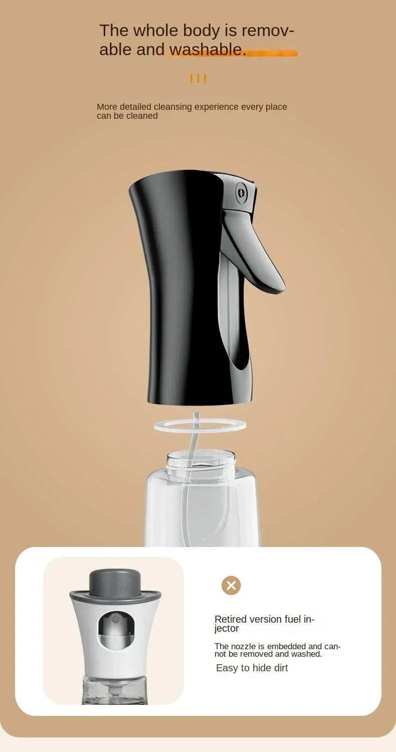 Oil Spray for Cooking Olive Oil Dispenser Plastic Bottle Sprayer Mist-Reusable Food Grade Oil Vinegar Spray Kitchen Accessories