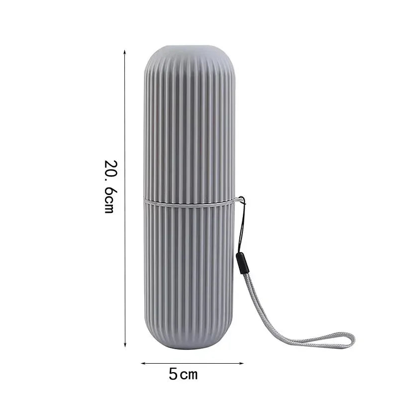 Portable Toothpaste Toothbrush Protect Holder Case Travel Camping Storage Box Organizer Travel Toiletries Storage Cup New Creat