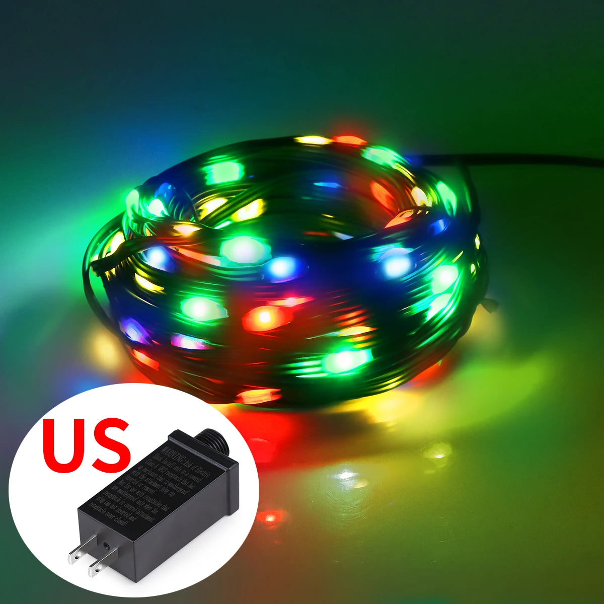30M 20M 50M 10M 100M LED String Light 24V RGB Warm White Waterproof Outdoor Garland Christmas Decoration Garden Xmas Lights