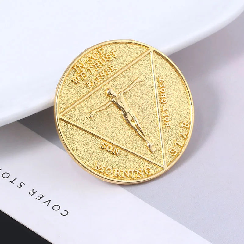 US TV Series Lucifer Morning Star Coin Demon Coin Cosplay Suspense Sommemorative Medal Pendant Phone Chain Charms Gifts