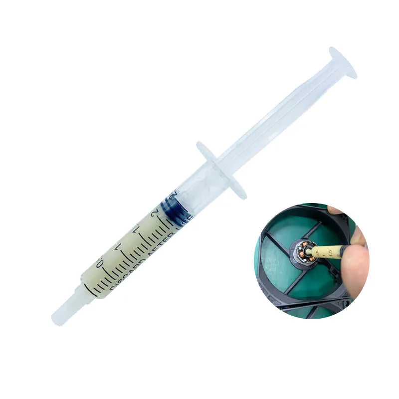 2ML CPU Fan Bearing Lubricant High Temperature Resistant CPU Cooler Oils For Roller Skate Drift Board Skateboard Repair Grease