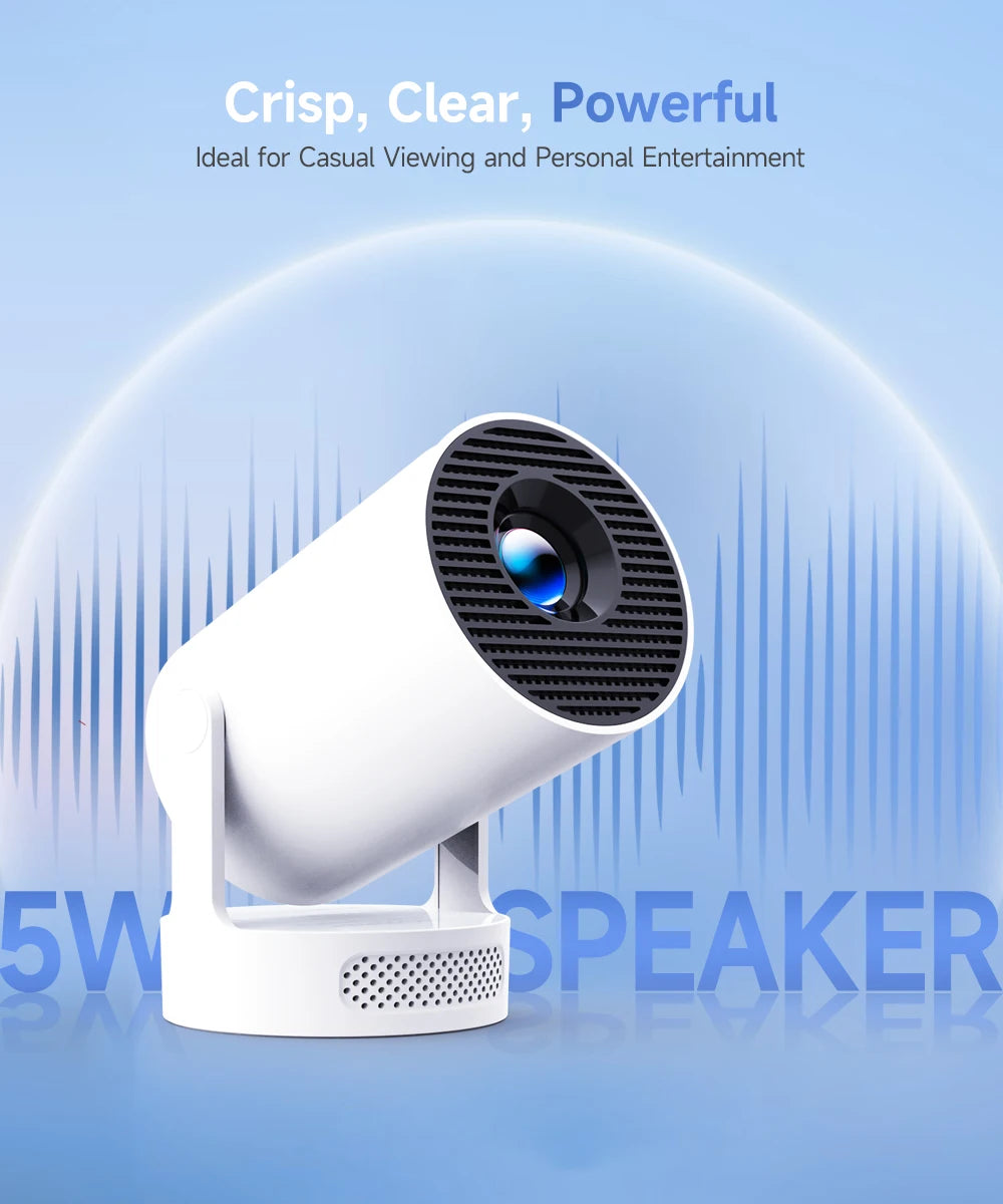Magcubic HY300 Pro + Ultra Projector 4K 720P Portable Projector with WiFi 6 BT5.4 Auto Vertical Keystone 5W Speaker 180 Rotation