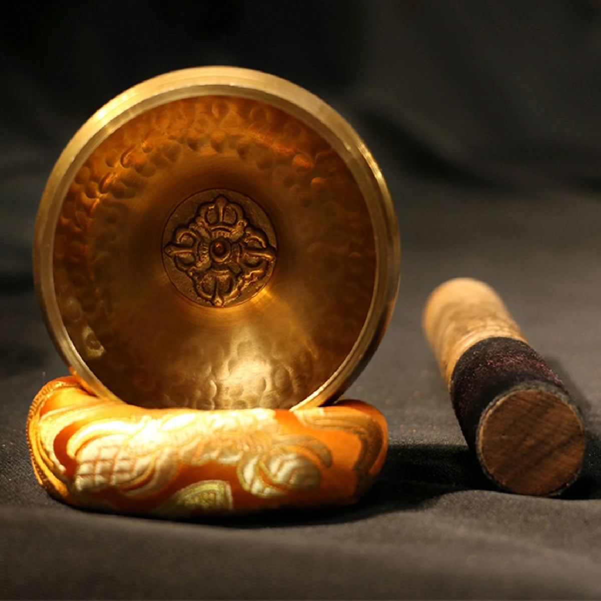 Tibetan Singing Bowl Set Sound Bowl Meditation Bowl Unique Gift Helpful for Meditation Yoga Stress Relief