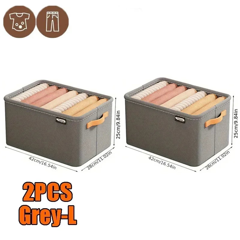 Thicken Clothes Organizer Pants Sweater Storage Cabinets Drawers Organizer Jeans Storage Box Wardrobe Clothes Storage Organizers