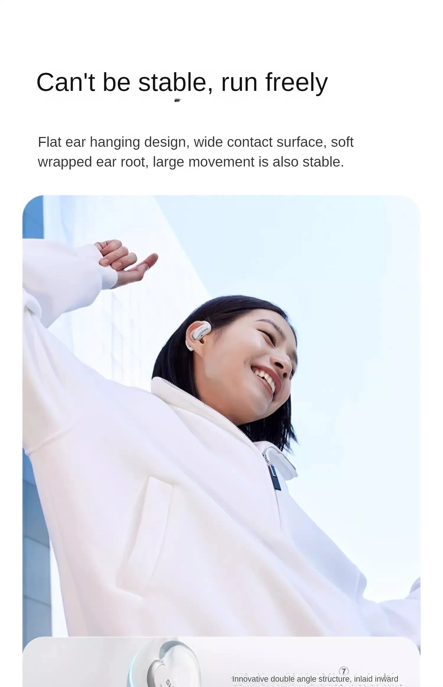 Original SHOKZ T511 OpenFit Air Open Earless Wireless Bluetooth Headphones Sports Headphones HD Call Noise Reduction Support APP