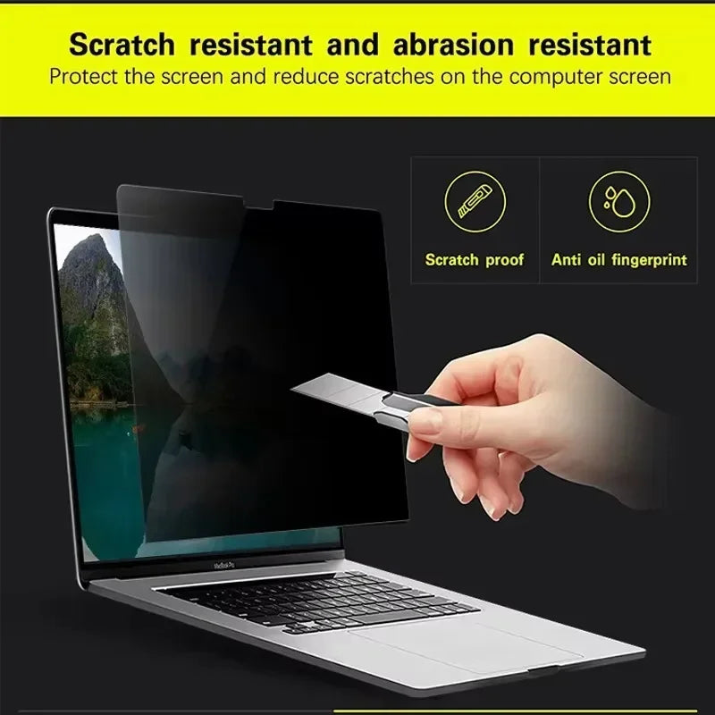New 14 Inch/15.6 Inch 30 ° Side Privacy Film Front High-definition for Macbook Pro/Air Anti-peeping Film 310 x174mm 345 x194mm