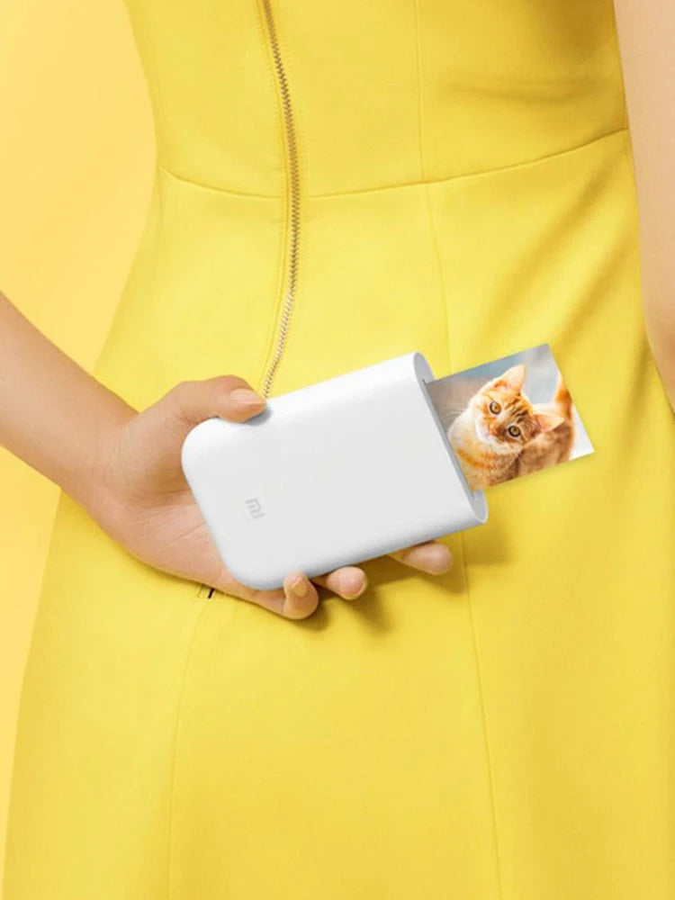 AR Printer 300dpi Portable Photo Mini Pocket With DIY Share 500mAh Picture Printer Pocket Printer Work With Mihome APP