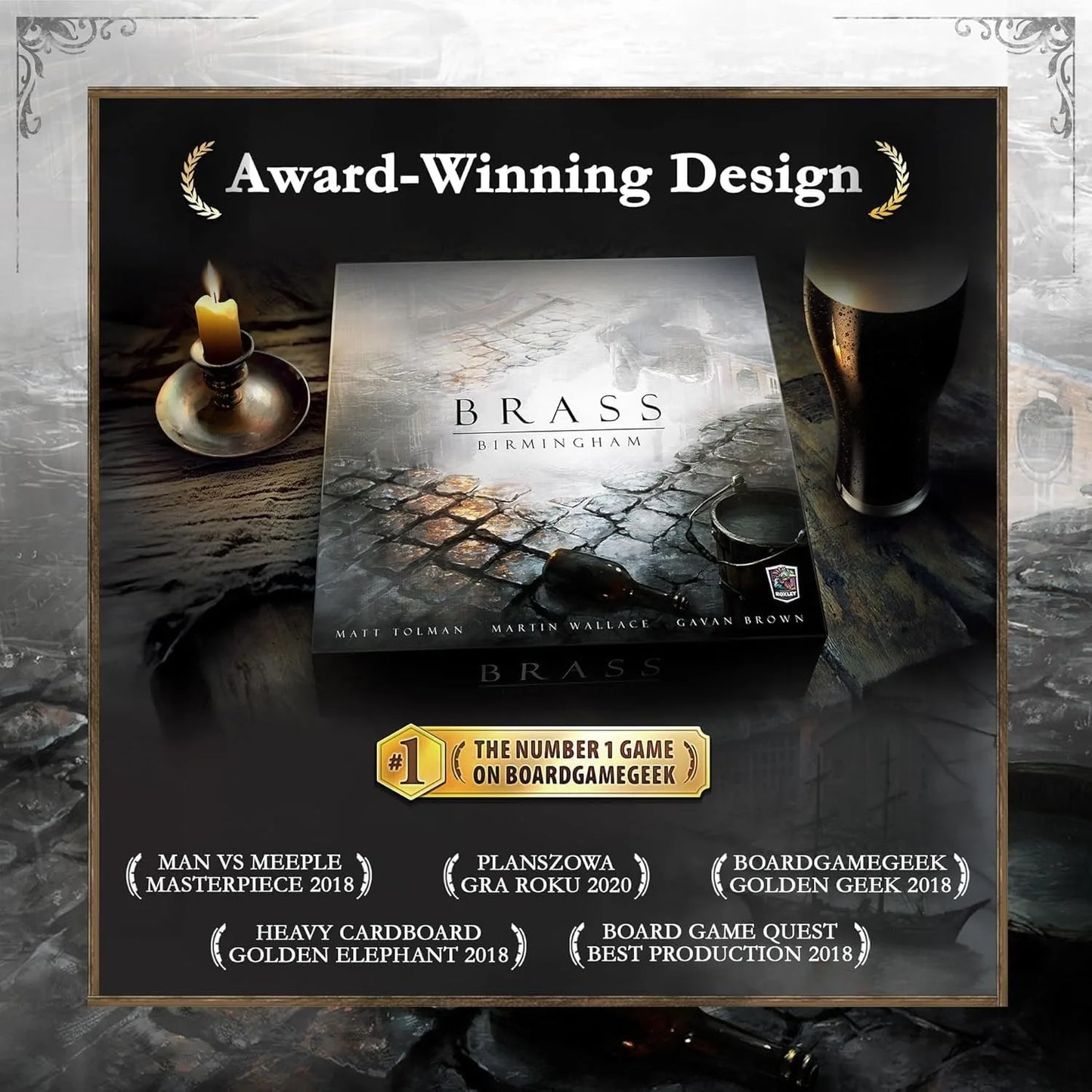 Brass: Birmingham Board Game For Family Party ,English Strategy Entertainment Card Game Christmas Gift Birthday Gift