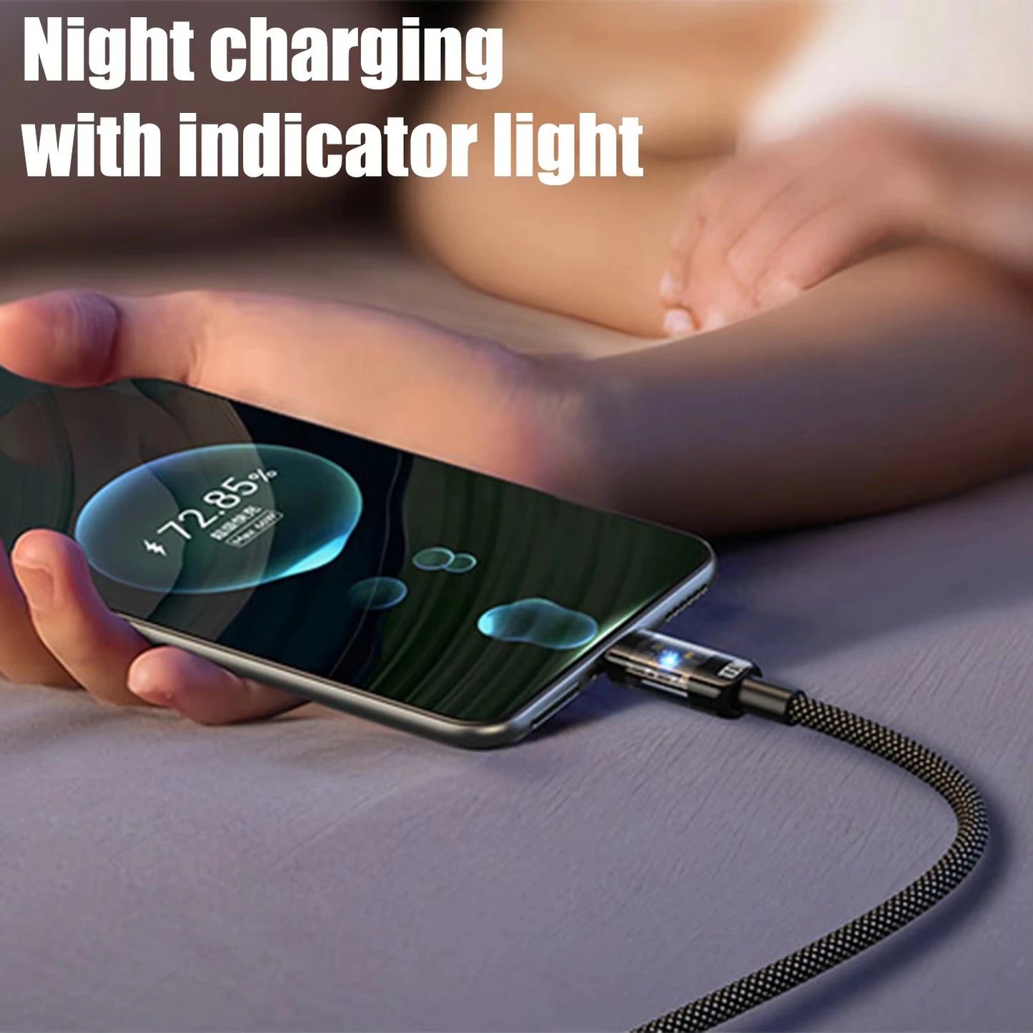 NNBILI 240W 6A USB To USB Type C Fast Charging Cable for Samsung Huawei Xiaomi LED lights Quick Charge Data Transfer USB C Cable