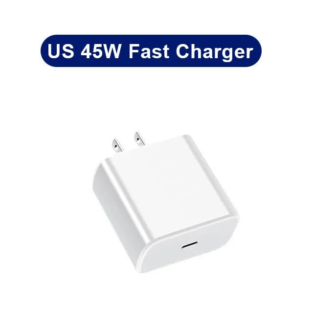 45W Fast Charging For Samsung USB C Charger PD Quick Charge 3.0 Wall Charge For Galaxy Plus USB Type C Cable Mobile Phone Charge