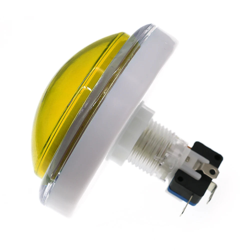 Big 100mm Light Push Button Illuminated Led Answerer Switch Video Rhythm Of Music Game Vending Machine Coin Arcade Pinball Parts