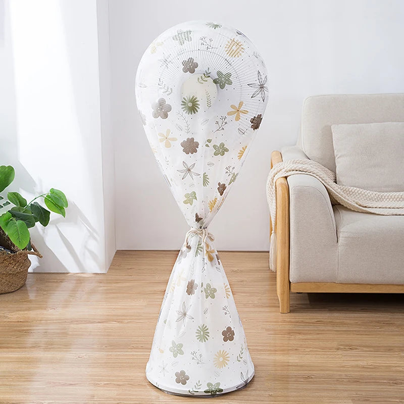 Portable Dustproof All-inclusive Electric Fan Dust Cover Household Floor Fan Cover Waterproof Protective Cover Accessories