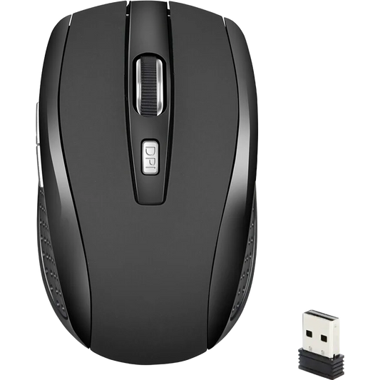 2.4G Wireless Mouse Silent Mouse Portable Charging Mobile Optical Office Mouse Adjustable DPI Level for Laptop