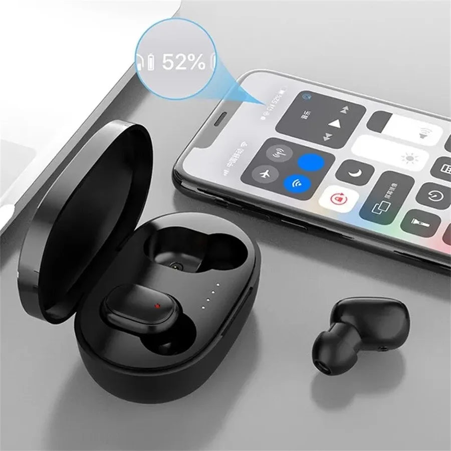 Headset Wireless Earphones Bluetooth Headphones Sport LED Display Touch Stereo Fone Bluetooth Earbuds for Xiaomi Huawei